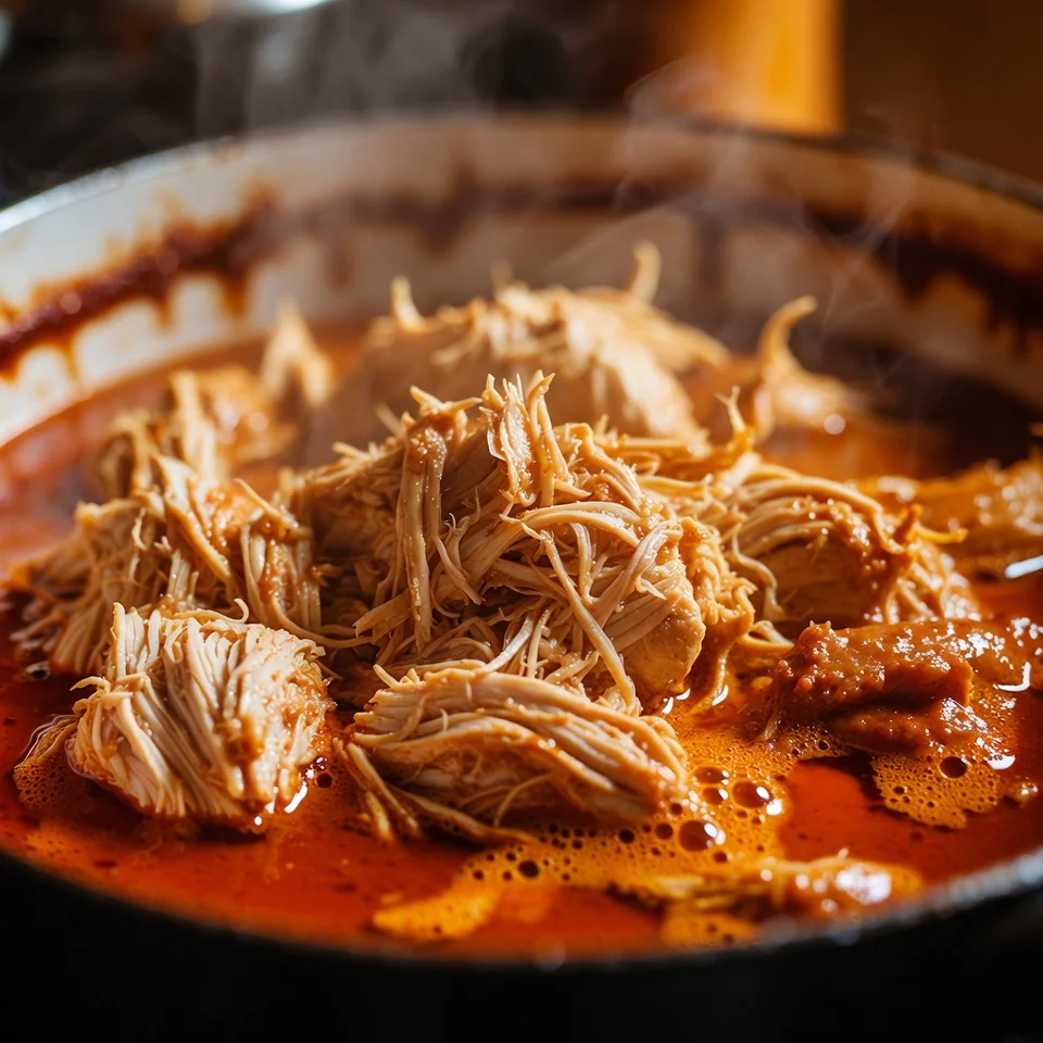 Mexican Shredded Chicken final serving