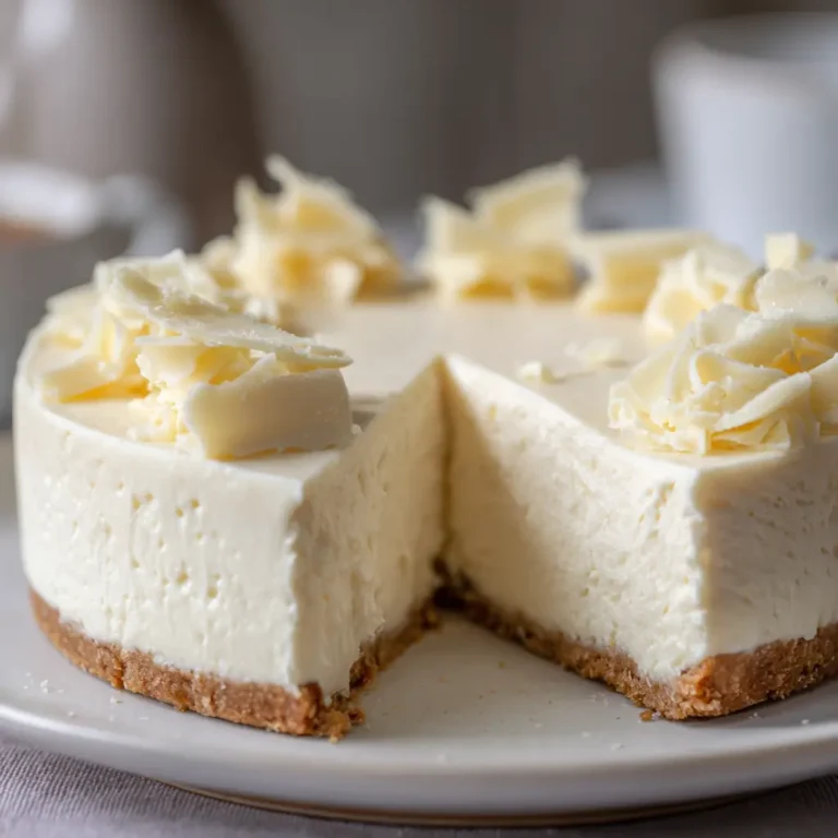 No-Bake White Chocolate Cheesecake That Melts Smoothly in Every Bite 2 No-Bake White Chocolate Cheesecake