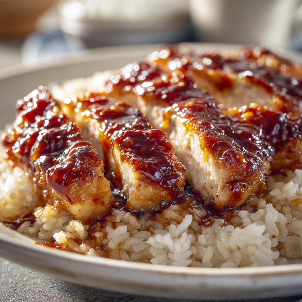 One Pan Bold Honey BBQ Chicken Rice