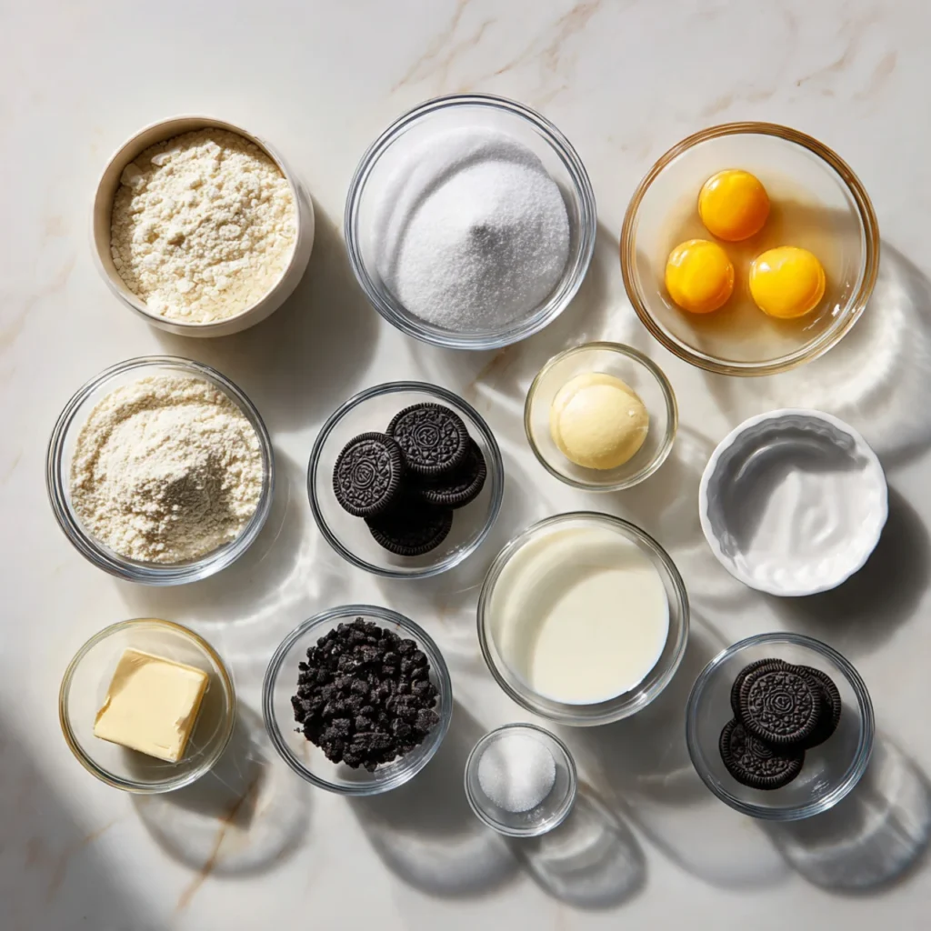 ingredients used in Oreo Donuts