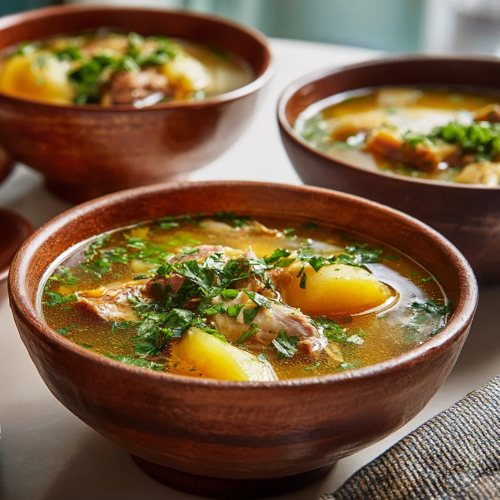 Puerto Rican Sancocho final serving