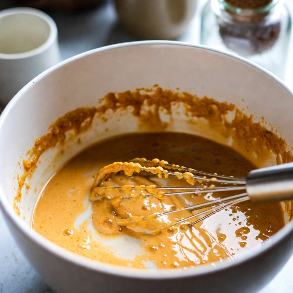 Pumpkin French Toast 4 preparing custerd