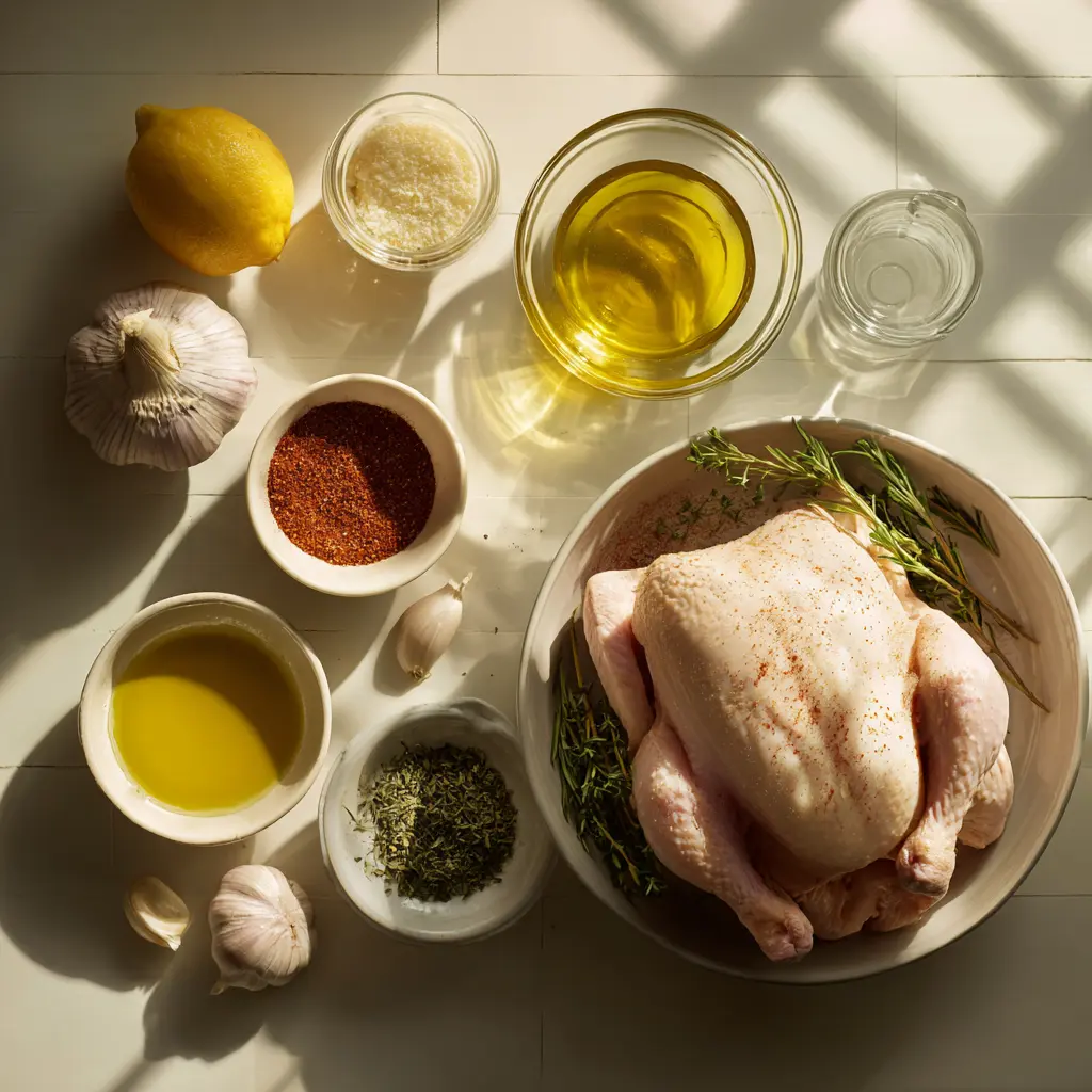 ingredients of Rotisserie Chicken Recipes