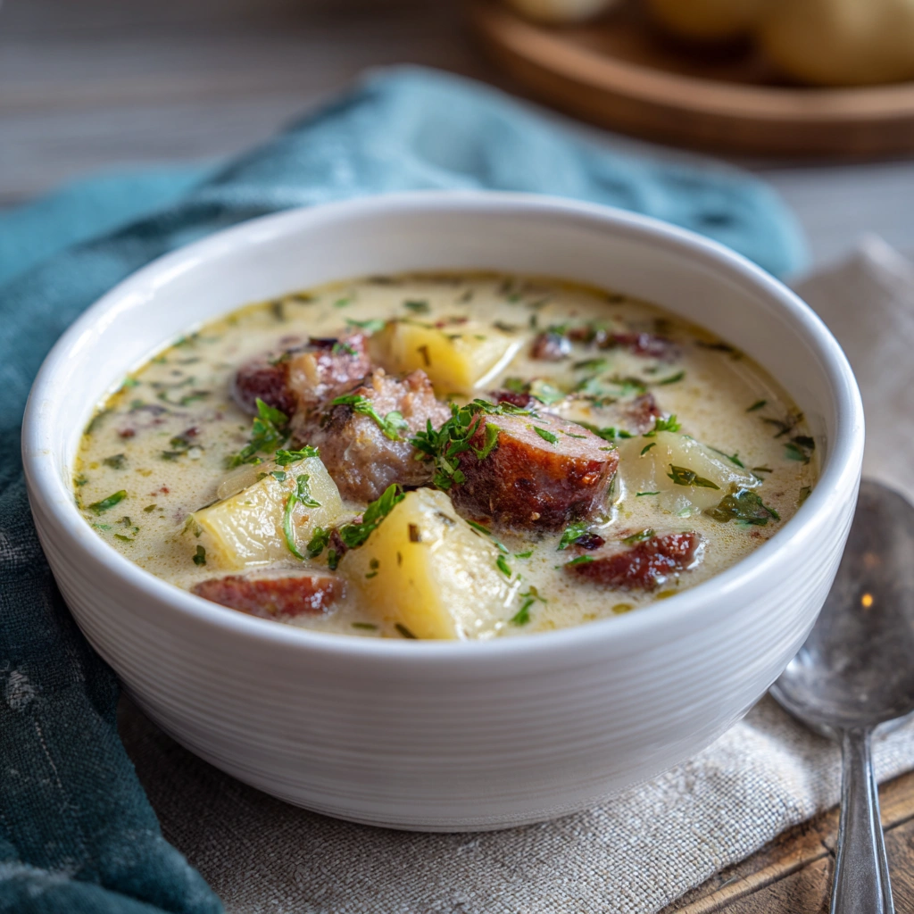 Sausage Potato Soup 6 serving sausage potato soup