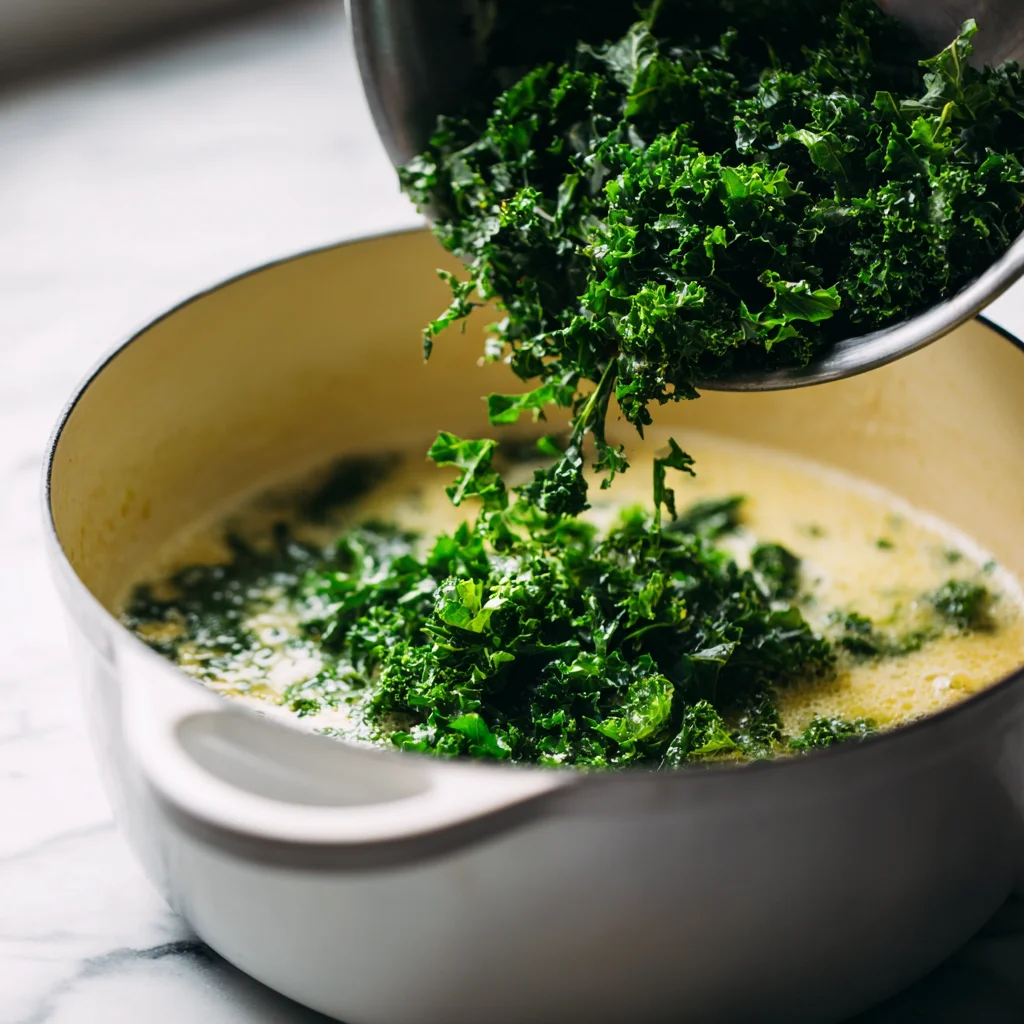 Sausage Potato and Kale Soup – A Cozy, Hearty Bowl for Soup Season 3 Adding kale to sausage kale potato soup