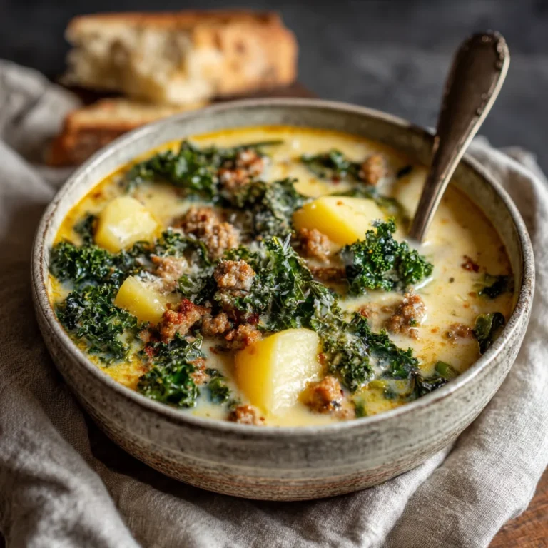 Sausage Potato and Kale Soup