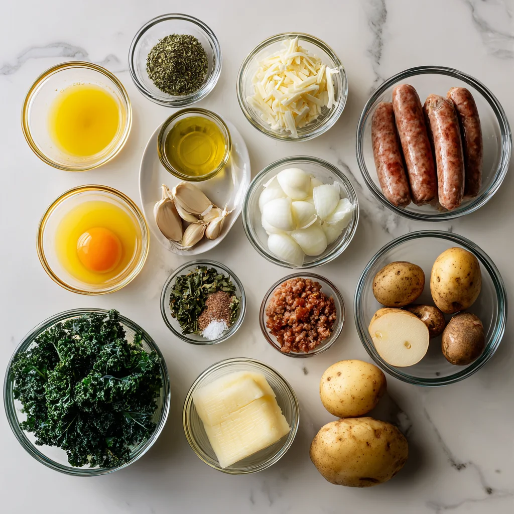 Sausage Potato and Kale Soup – A Cozy, Hearty Bowl for Soup Season 2 ingredients used in Sausage Potato and Kale Soup