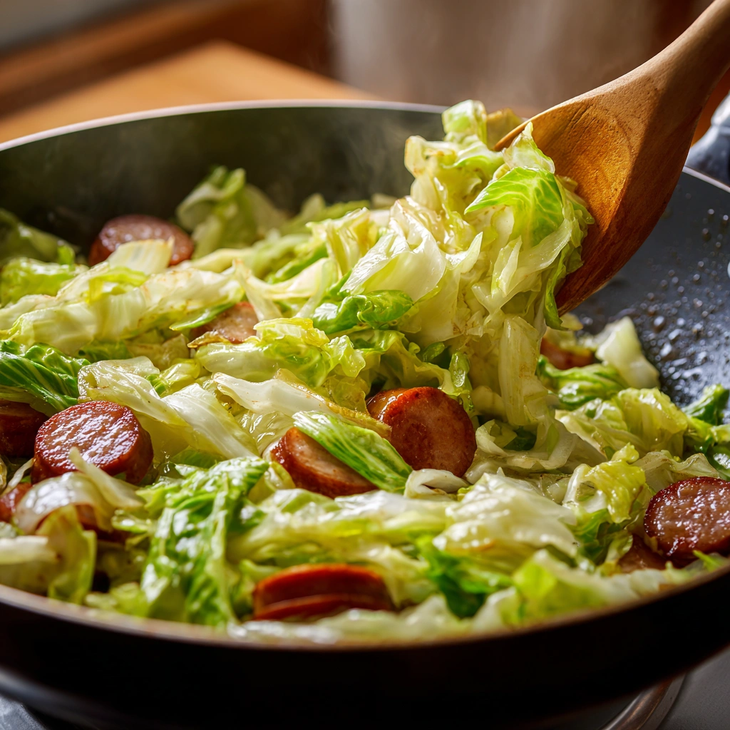Sausage and Cabbage Stir Fry