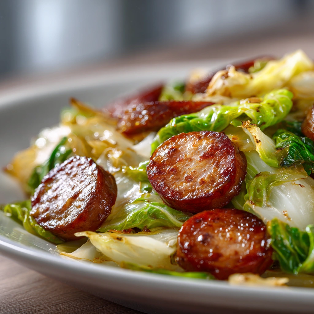Sausage and Cabbage Stir Fry
