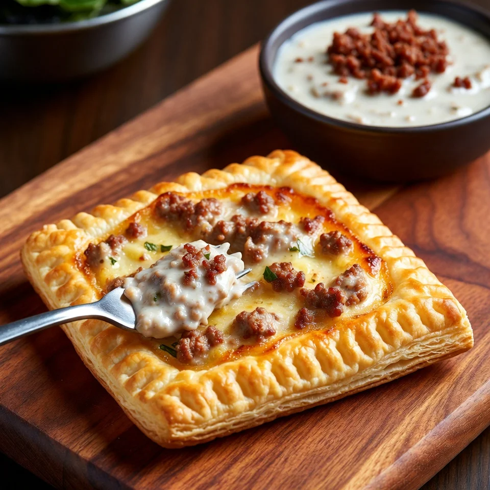 Savory Breakfast Pop Tarts – Flaky, Cheesy, Comfort Breakfast 5 Savory Breakfast Pop Tarts final serving