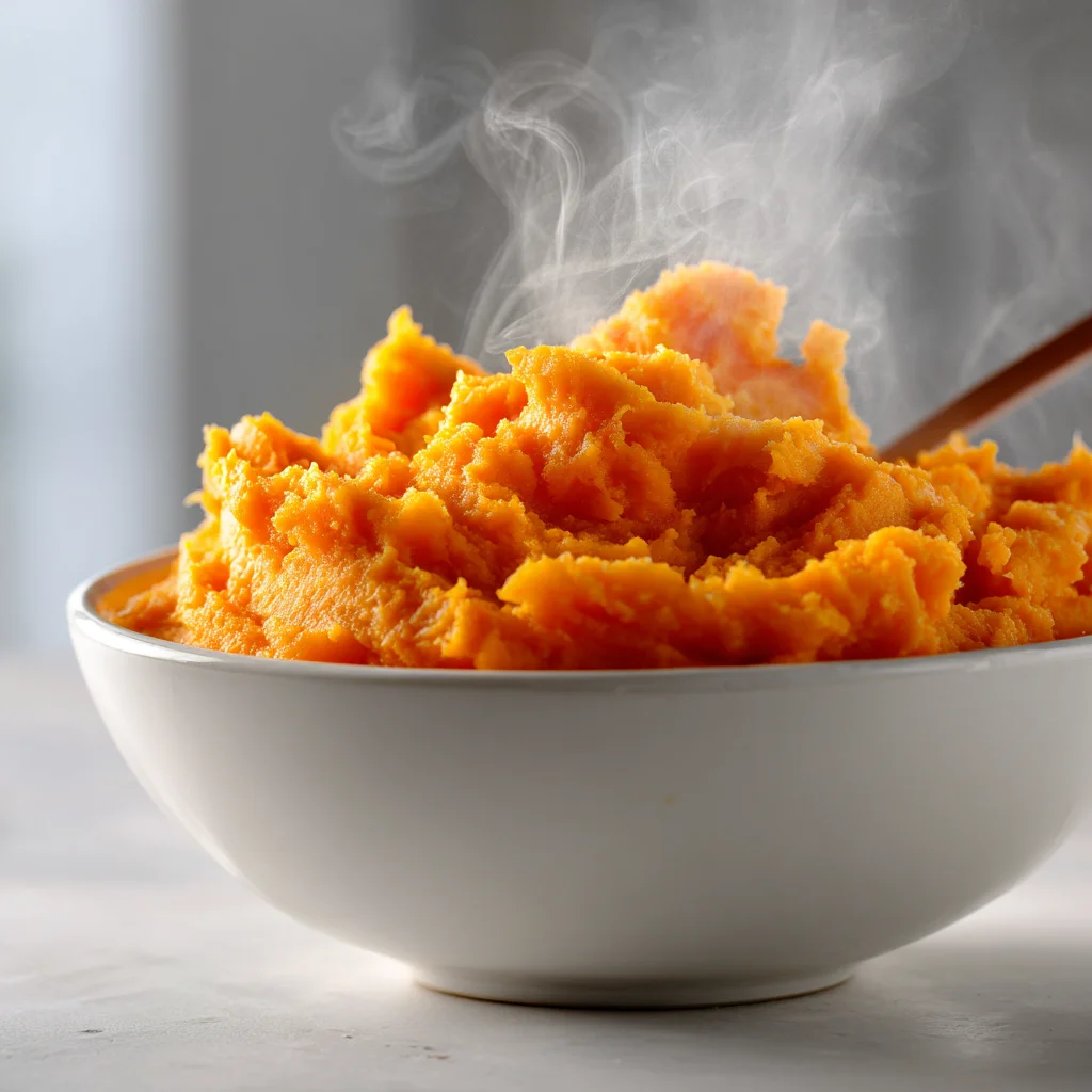 Sweet Potato Gnocchi Recipe Sauces – Soft, Pillowy & Perfect for Weeknight Meals 3 Mashed sweet potato for sweet potato gnocchi dough