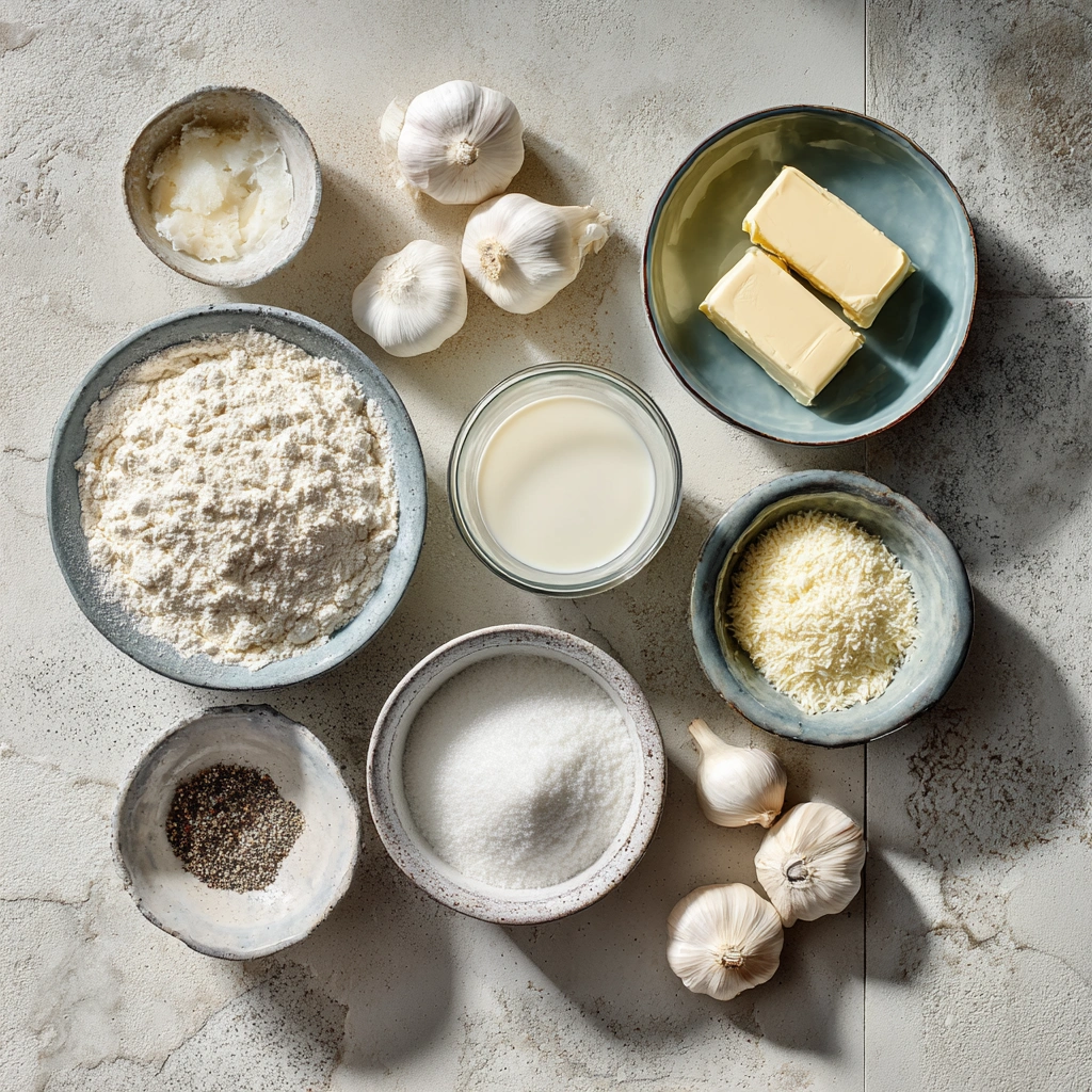 White Garlic Pizza Sauce Recipe 3 ingredients of White Garlic Pizza Sauce Recipe