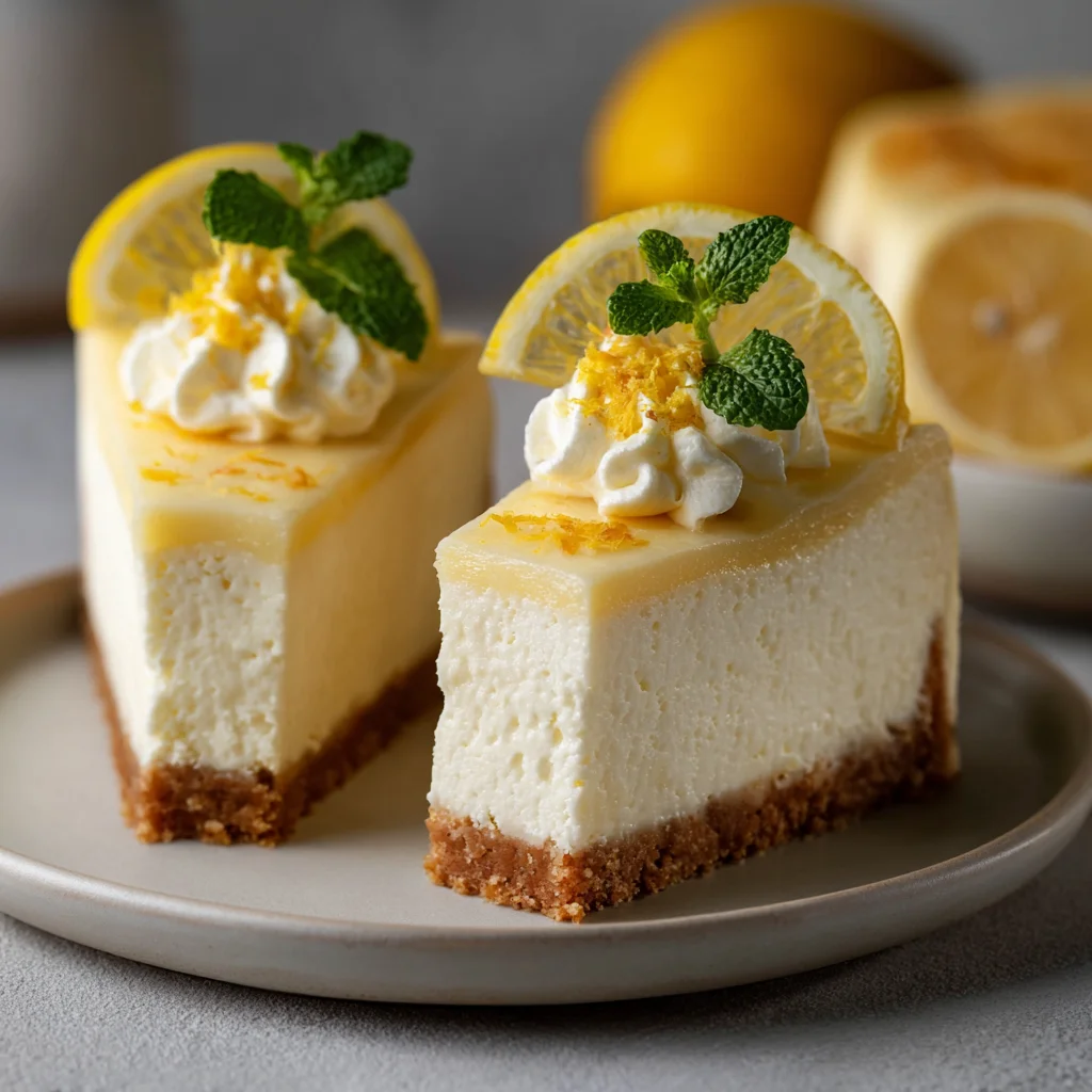 Whole Lemon Cheesecake Bright, Creamy & Irresistibly Fresh 6 Whole lemon cheesecake topped with lemon curd dessert
