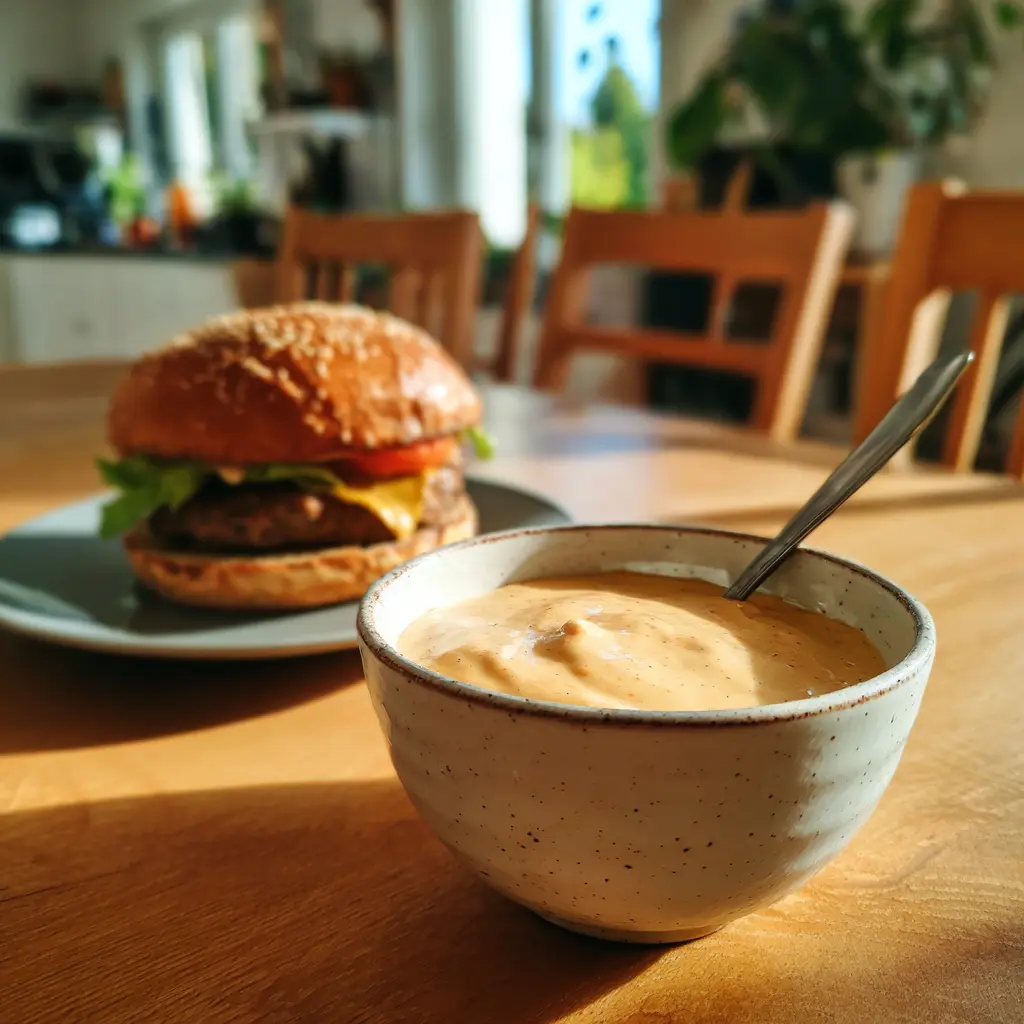 serving the Burger Sauces Recipe