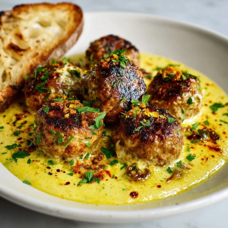 Greek Meatballs in Lemon Sauce Recipe