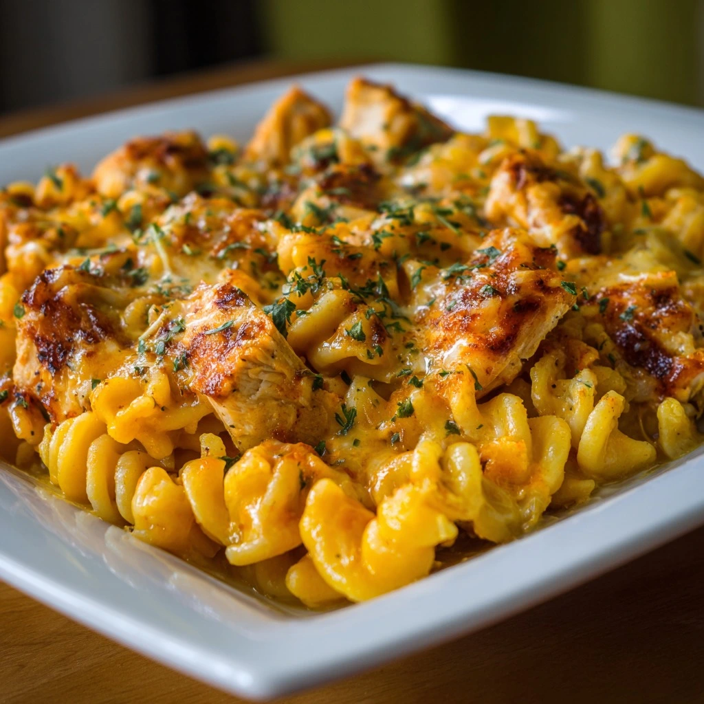 Creamy Honey BBQ Chicken Cheddar Pasta 2 Creamy Honey BBQ Chicken Cheddar Pasta