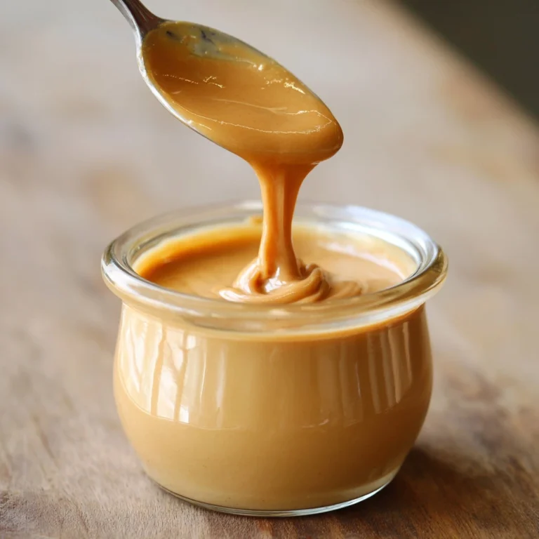 Creamy Peanut Butter Sauce 1 Creamy Peanut Butter Sauce