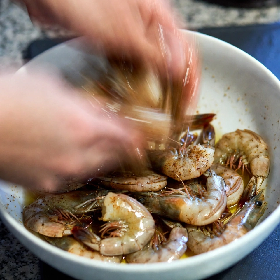 Air Fryer Shrimp Recipe 4 shrimp