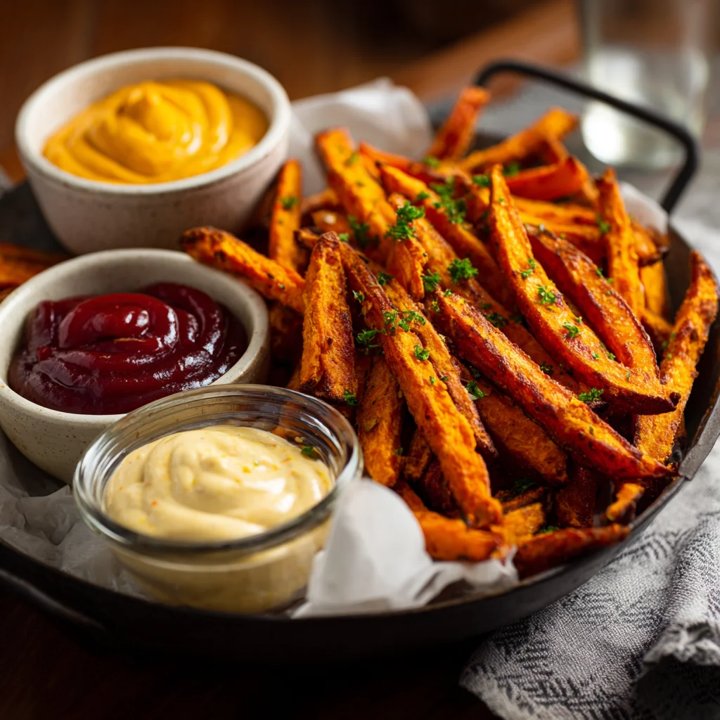 Air Fryer Sweet Potato Fries Crispy Outside, Soft Inside & So Easy 6 Air Fryer Sweet Potato Fries