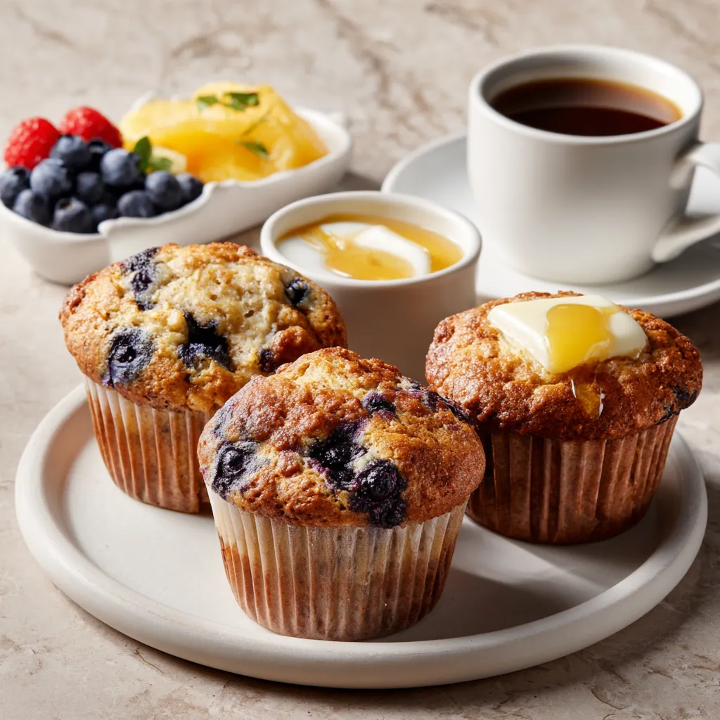 Banana Blueberry Muffins