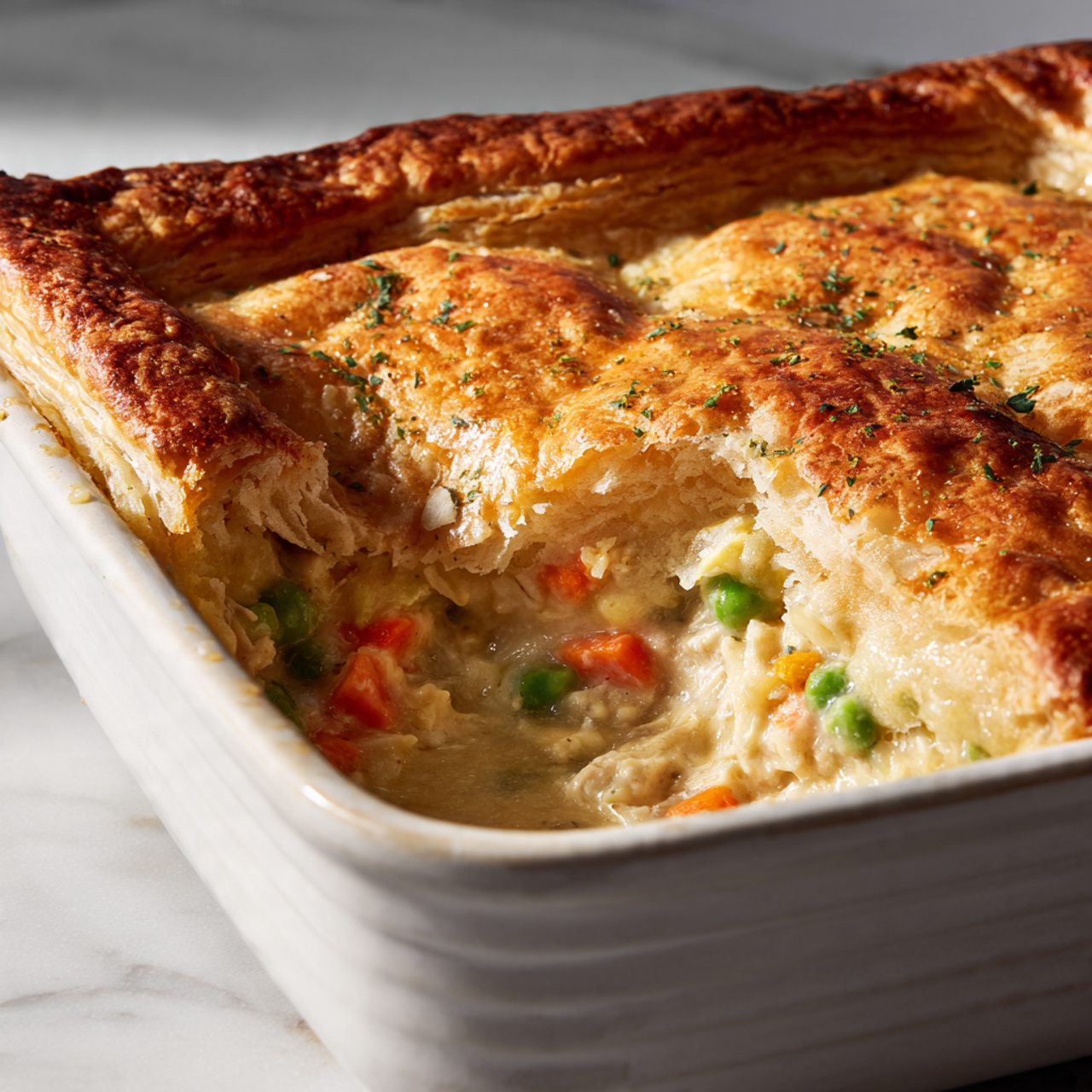 Chicken Pot Pie Casserole