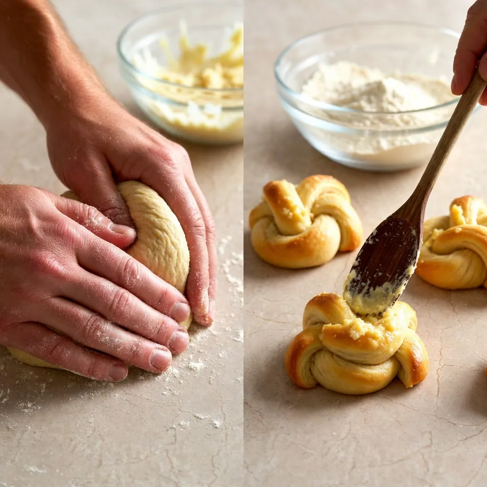 Chef tips for soft and flavorful Garlic Knots Recipe.