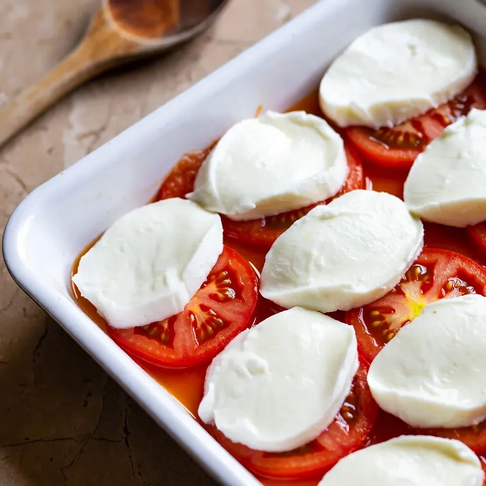 Margherita Pizza Recipe with Fresh Basil and Bubbling Mozzarella 4 Adding fresh mozzarella to Margherita Pizza before baking.