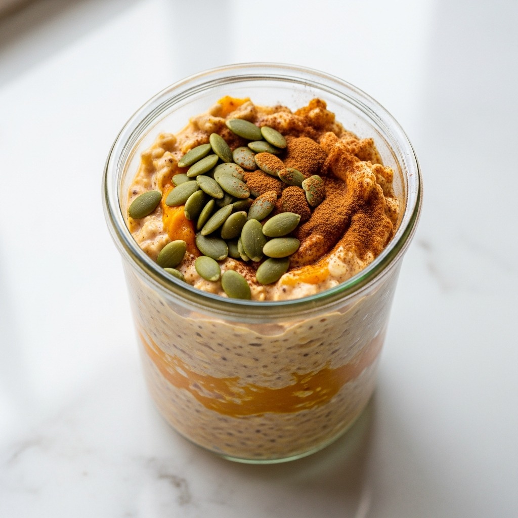 pumpkin overnight oats1
