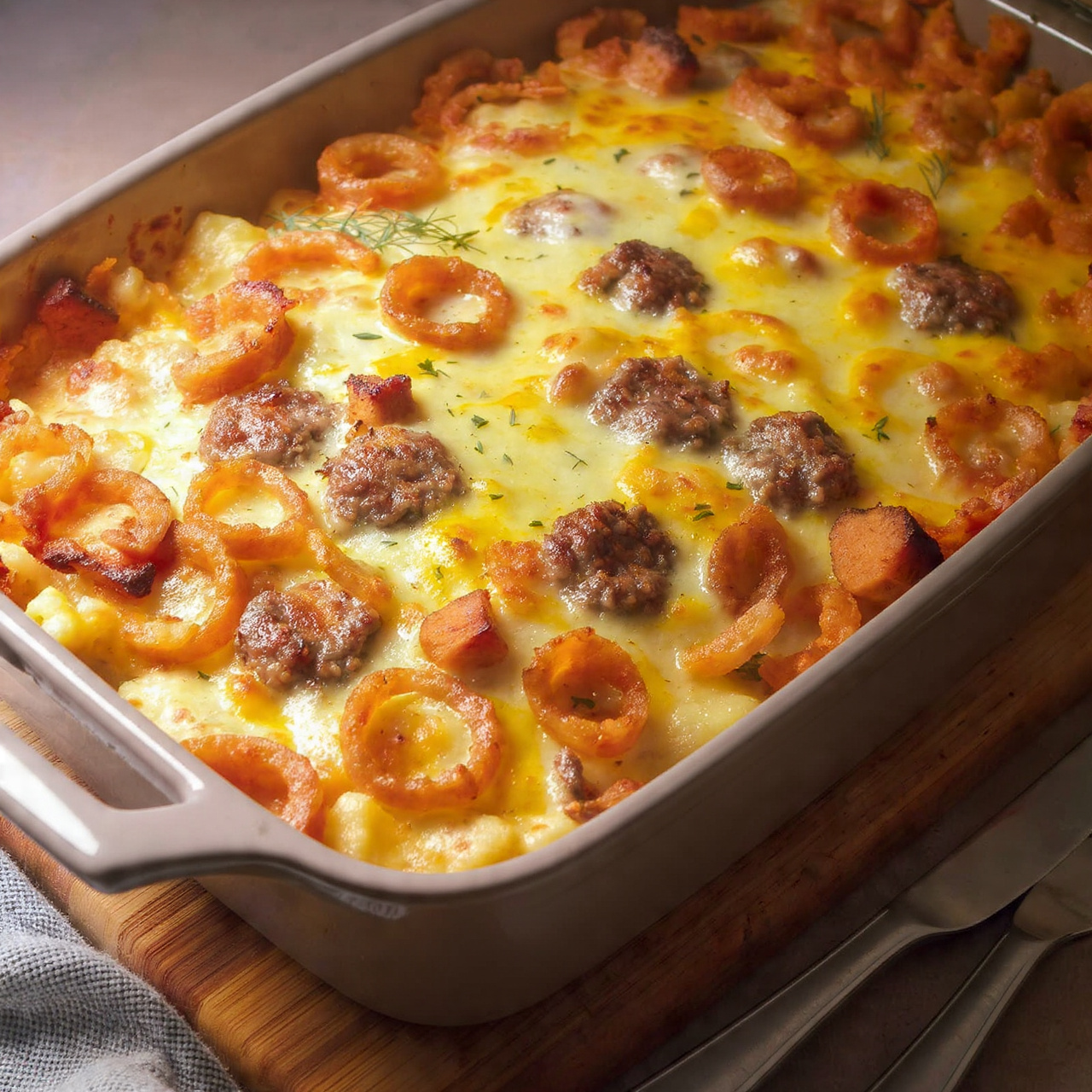 easy cheesy hamburger casserole everyone will crav 1